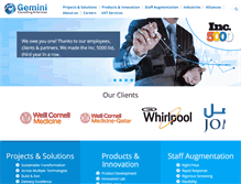 Tablet Screenshot of gemini-us.com